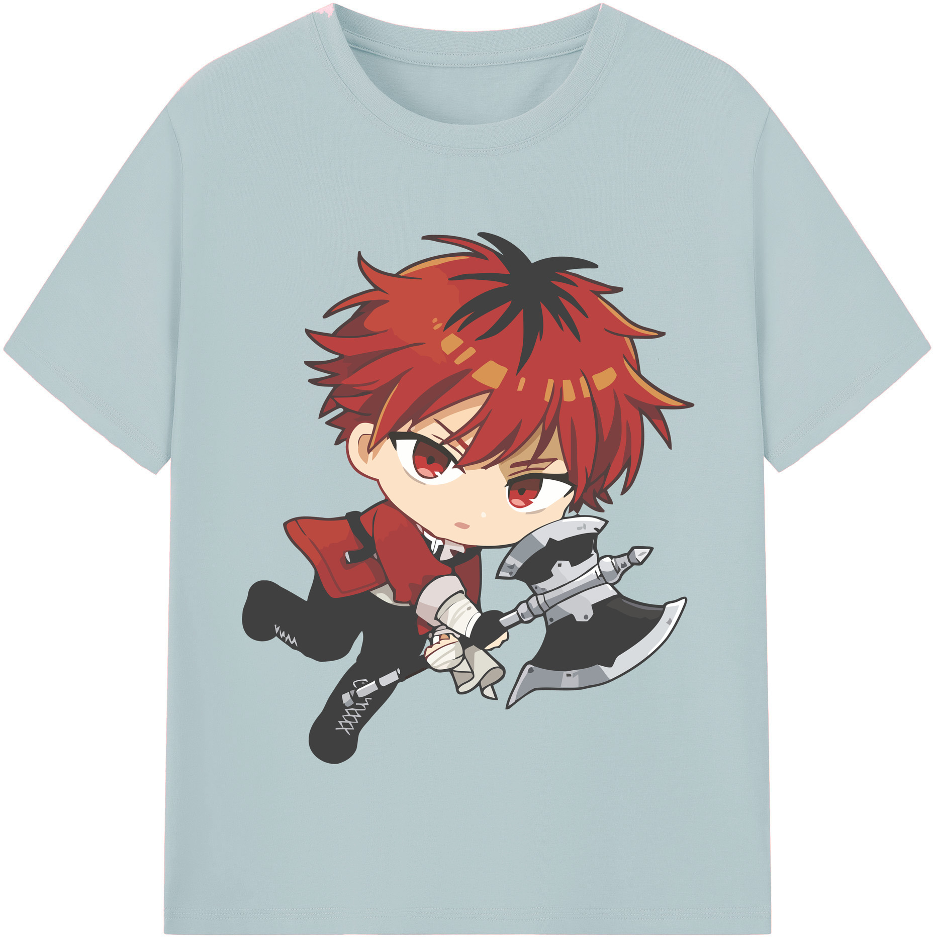 （画像用） 葬送のフリーレン Frieren 綿100％半袖Tシャツ（フロントプリント）